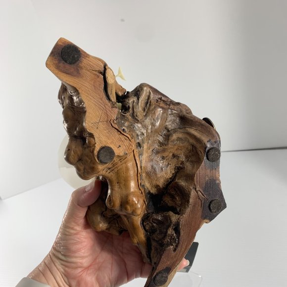 John Perry | Art | Vintage John Perry Sailboat Dolphin Burl Wood Art Sculpture Marine Sea Life ...